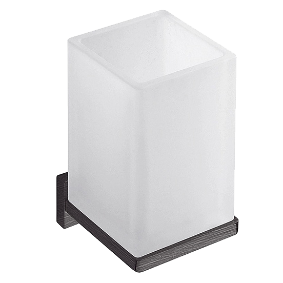 Стакан COLOMBO DESIGN LOOK B1602.GM настенный цвет графит матовый B1602.GM