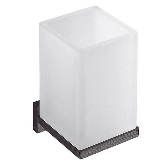 Стакан COLOMBO DESIGN LOOK B1602.GM настенный цвет графит матовый B1602.GM