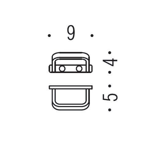 Крючок COLOMBO DESIGN TIME W4217 одинарный цвет хром W4217.CR