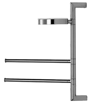 Стойка COLOMBO DESIGN PLANETS B9824 настенная с полотенцедержателем с мыльницей цвет хром B9824.CR