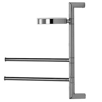 Стойка COLOMBO DESIGN PLANETS B9824 настенная с полотенцедержателем с мыльницей цвет хром B9824.CR