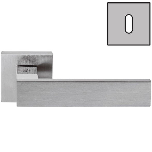 Дверная ручка Colombo ALBA LC91R хром матовый / хром