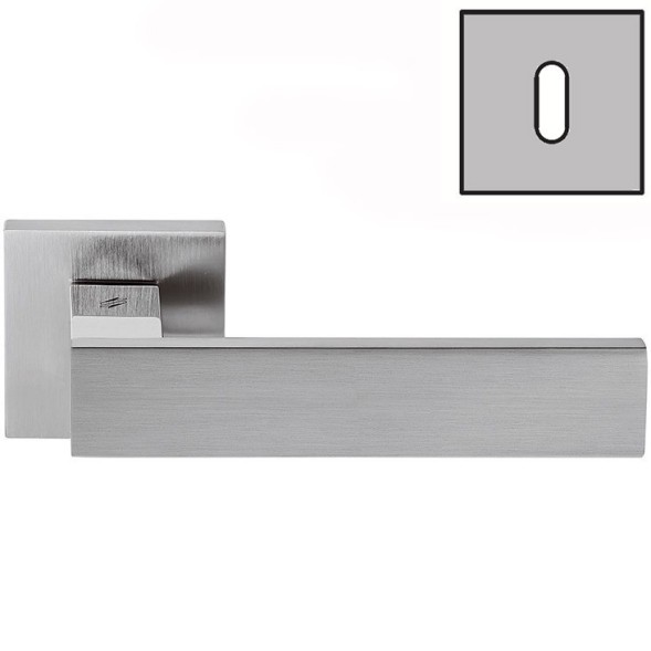 Дверная ручка Colombo ALBA LC91R хром матовый / хром