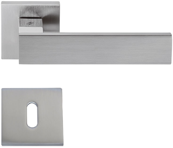 Дверная ручка Colombo ALBA LC91R хром матовый / хром