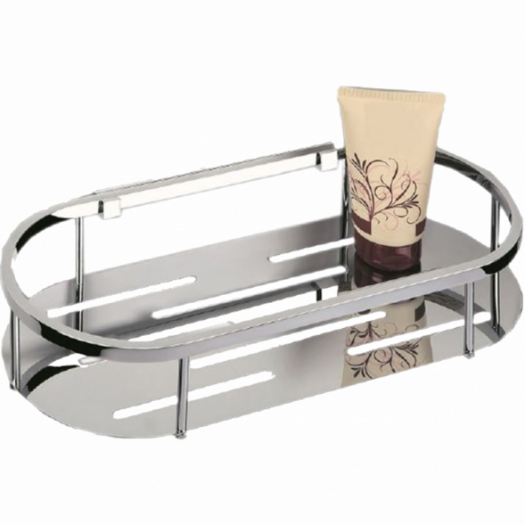 Полочка корзинка COLOMBO DESIGN ANGOLARI B9641 одинарная съемная цвет хром B9641.CR
