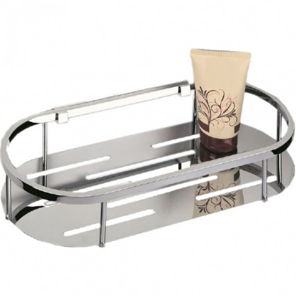 Полочка корзинка COLOMBO DESIGN ANGOLARI B9641 одинарная съемная цвет хром B9641.CR