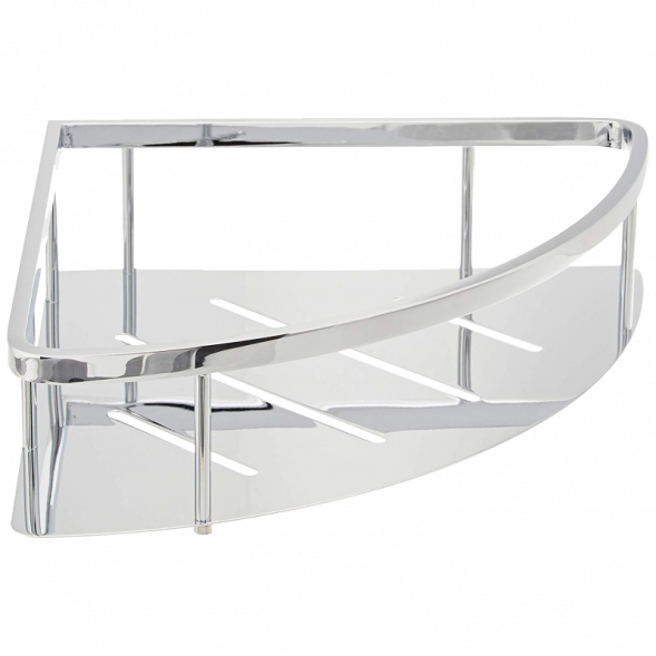 Полочка корзинка COLOMBO DESIGN ANGOLARI B9642 угловая одинарная съемная цвет хром B9642.CR