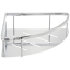Полочка корзинка COLOMBO DESIGN ANGOLARI B9642 угловая одинарная съемная цвет хром
