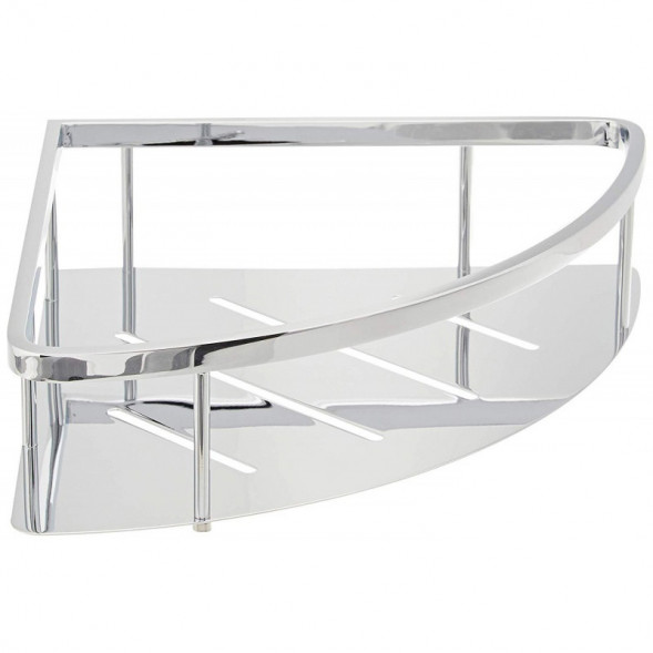 Полочка корзинка COLOMBO DESIGN ANGOLARI B9642 угловая одинарная съемная цвет хром B9642.CR