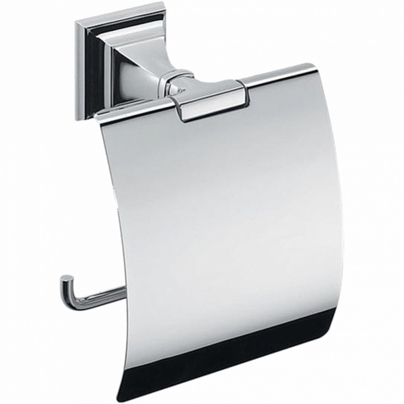 Держатель туалетной бумаги COLOMBO DESIGN PORTOFINO B3291 с крышкой цвет хром B3291.CR