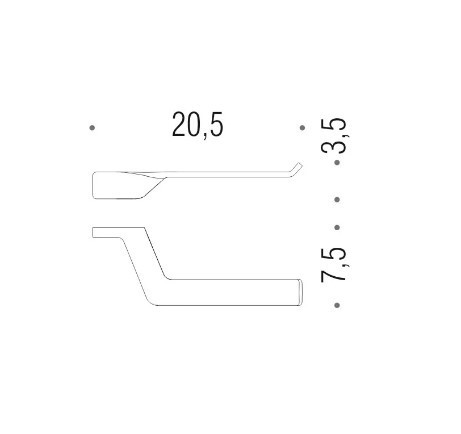 Держатель туалетной бумаги COLOMBO DESIGN ALIZE B2508D без крышки цвет хром B2508D.CR