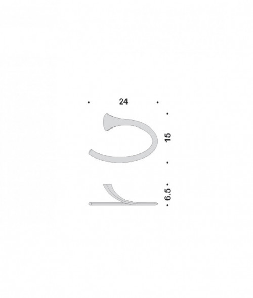 Полотенцедержатель COLOMBO DESIGN LINK B2431 кольцо цвет хром B2431.CR