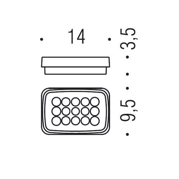 Мыльница COLOMBO DESIGN TIME W4240 настольная цвет хром W4240.CR