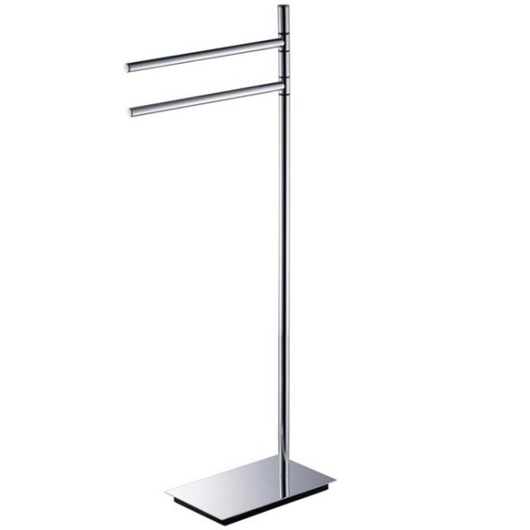 Стойка COLOMBO DESIGN SQUARE B9901 напольная с полотенцедержателем цвет хром B9901.CR