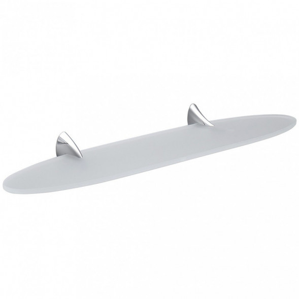 Полочка COLOMBO DESIGN LINK B2416 стеклянная цвет хром B2416