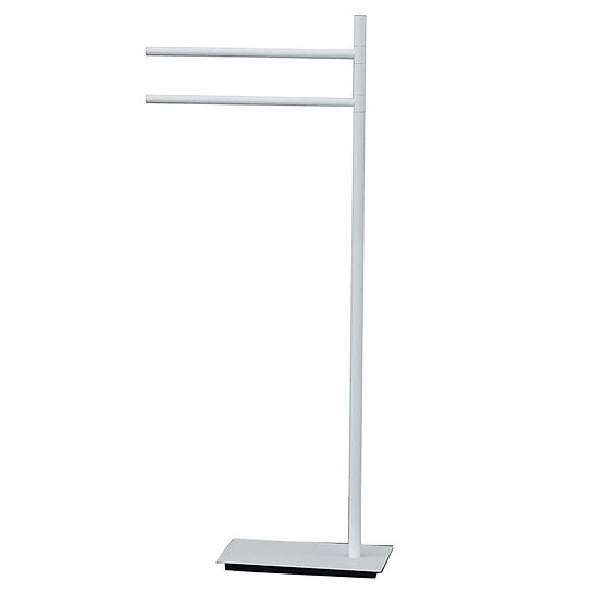 Стойка COLOMBO DESIGN SQUARE B9901.BM напольная с полотенцедержателем цвет белый матовый