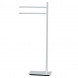 Стойка COLOMBO DESIGN SQUARE B9901.BM напольная с полотенцедержателем цвет белый матовый