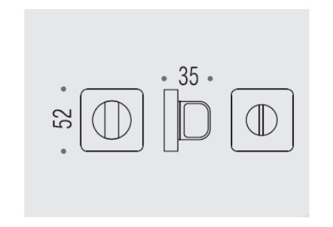 Фиксатор сантехнический Colombo Rosetta PT19 BZG черный матовый PT19BZG.NM
