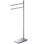 Стойка COLOMBO DESIGN SQUARE B9901.HPS1 напольная с полотенцедержателем цвет нержавеющая сталь