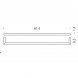 Полотенцедержатель COLOMBO DESIGN MINI B4011 широкий цвет хром B4011.CR