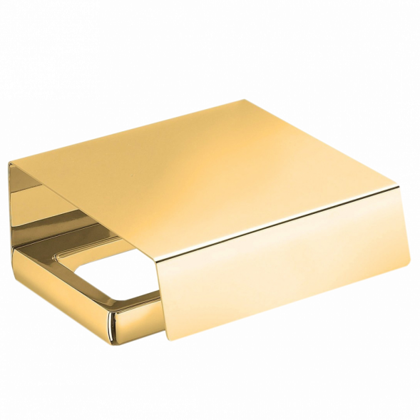 Держатель туалетной бумаги COLOMBO DESIGN LULU B6291.HPS с крышкой цвет золото