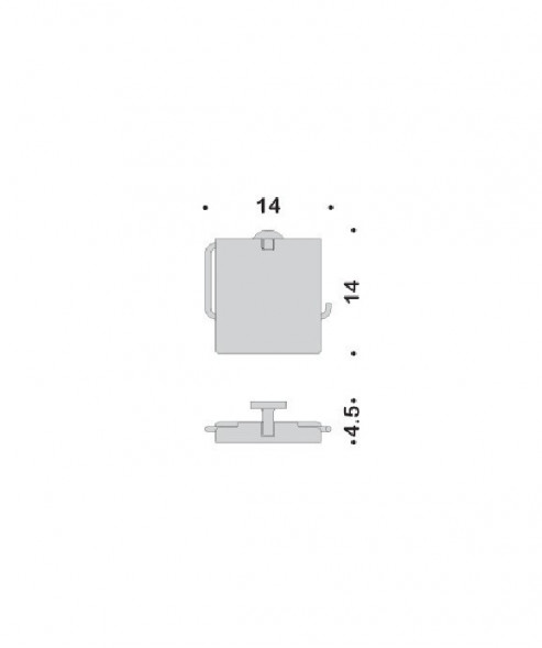 Держатель туалетной бумаги COLOMBO DESIGN NORDIC B5291 с крышкой B5291.CR
