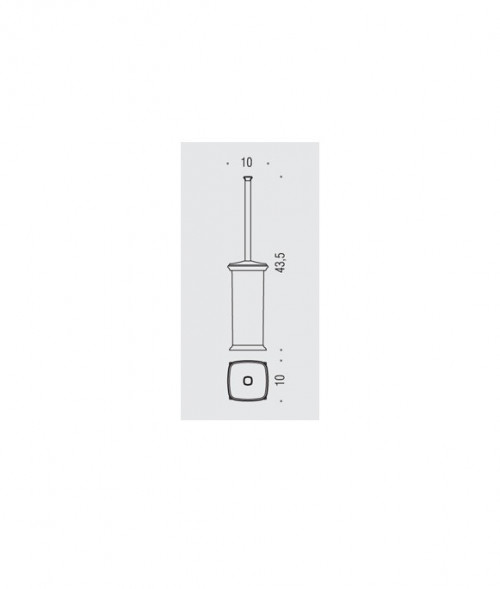 Ершик COLOMBO DESIGN PORTOFINO B3206 напольный цвет хром B3206.CR