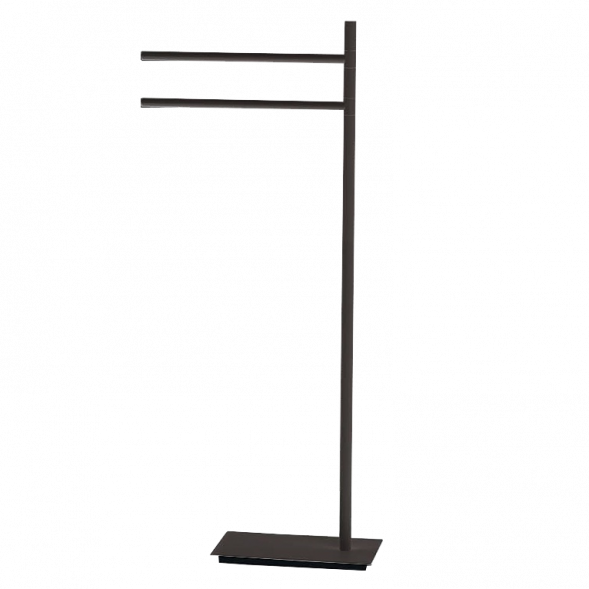 Стойка COLOMBO DESIGN SQUARE B9901.NM напольная с полотенцедержателем цвет черный матовый