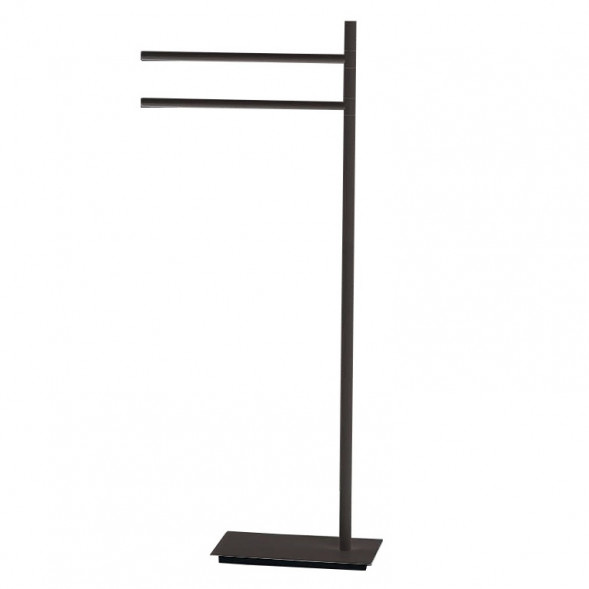 Стойка COLOMBO DESIGN SQUARE B9901.NM напольная с полотенцедержателем цвет черный матовый