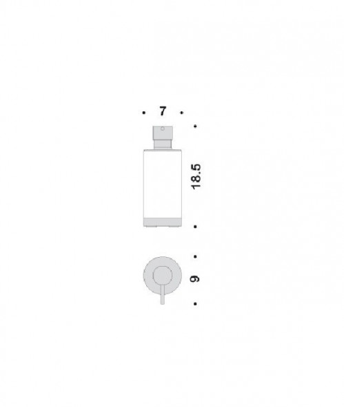 Дозатор COLOMBO DESIGN NORDIC B9324 настольный B9324.CR