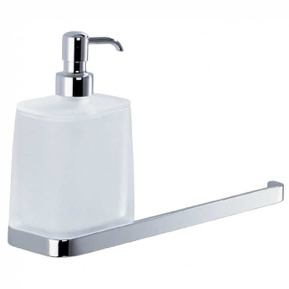 Полотенцедержатель с дозатором COLOMBO DESIGN TIME W4274 настенный цвет хром W4274.CR