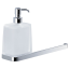 Полотенцедержатель с дозатором COLOMBO DESIGN TIME W4274 настенный цвет хром W4274.CR