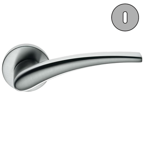 Дверная ручка Colombo BLAZER FL11R CM хром матовый FL11R.CM