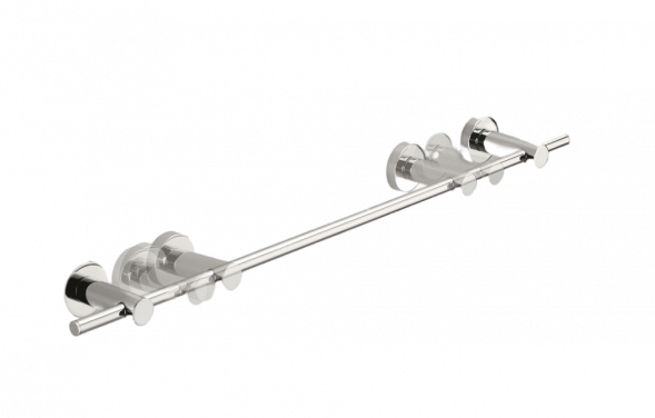 Полотенцедержатель COLOMBO DESIGN PLUS W4910R широкий с регулируемыми опорами цвет хром W4910R.CR