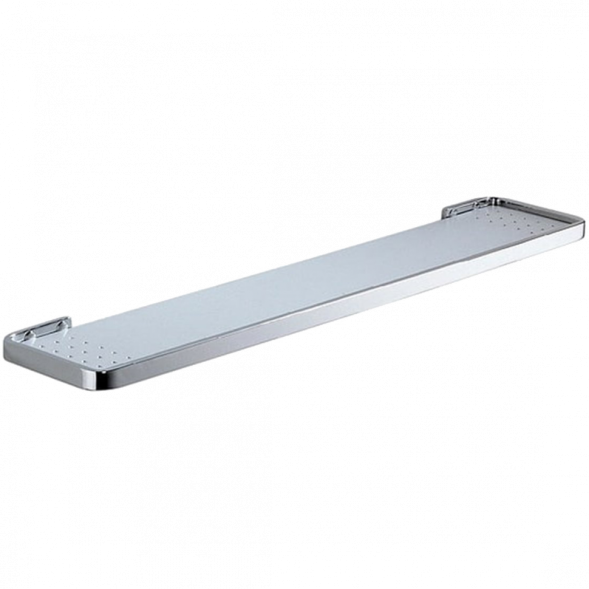 Полочка COLOMBO DESIGN TIME W4216 стеклянная цвет хром W4216.CR