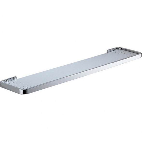 Полочка COLOMBO DESIGN TIME W4216 стеклянная цвет хром W4216.CR