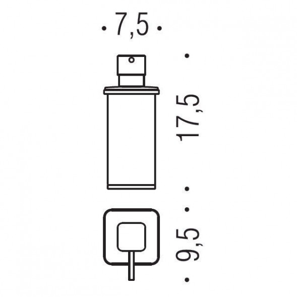Дозатор COLOMBO DESIGN LULU B9322.HPS настольный цвет золото
