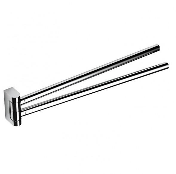 Полотенцедержатель COLOMBO DESIGN MINI B4012 двойной цвет хром B4012.CR