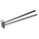 Полотенцедержатель COLOMBO DESIGN MINI B4012 двойной цвет хром B4012.CR