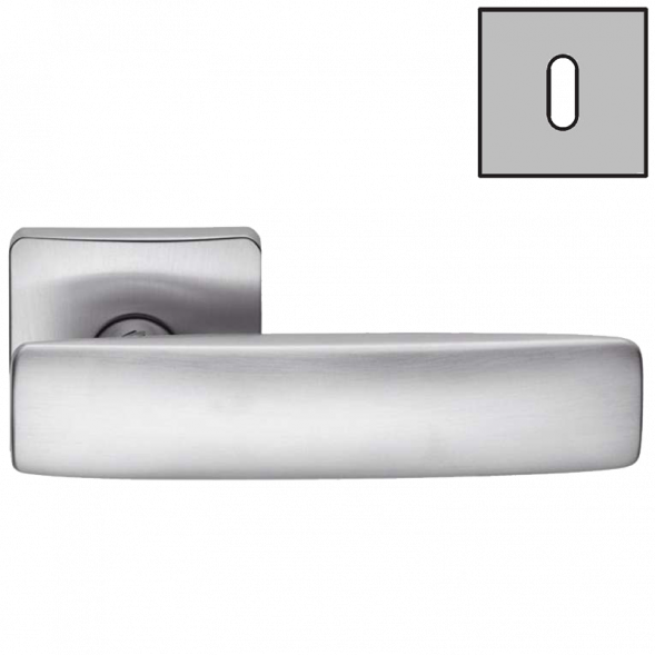 Дверная ручка Colombo BOLD PT11R хром матовый PT11R.CM