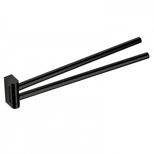 Полотенцедержатель COLOMBO DESIGN MINI B4012.GM двойной цвет графит матовый B4012.GM