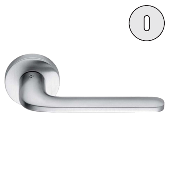 Дверная ручка Colombo ROBOQUATTRO ID41R хром матовый