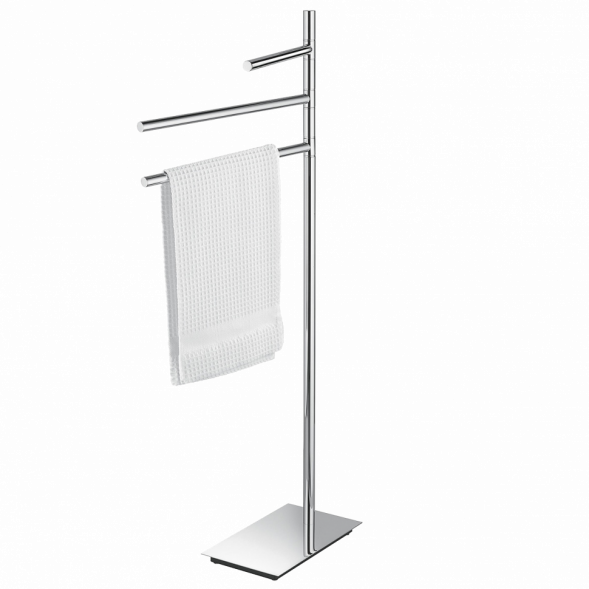 Стойка COLOMBO DESIGN SQUARE B9915 напольная с полотенцедержателем цвет хром B9915.CR