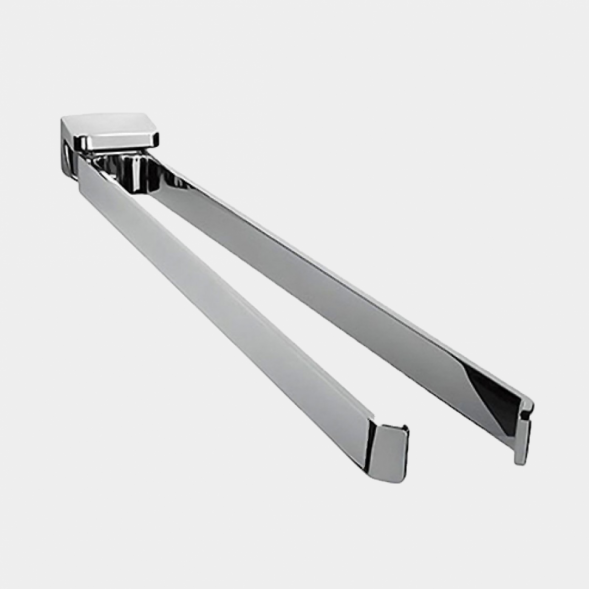 Полотенцедержатель COLOMBO DESIGN ALIZE B2512 двойной цвет хром B2512.CR