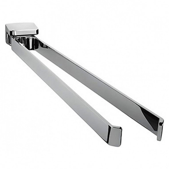 Полотенцедержатель COLOMBO DESIGN ALIZE B2512 двойной цвет хром B2512.CR