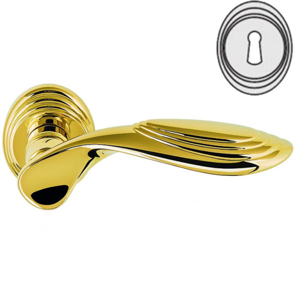 Дверная ручка Colombo CAMEO DB41R золото DB41R.OL