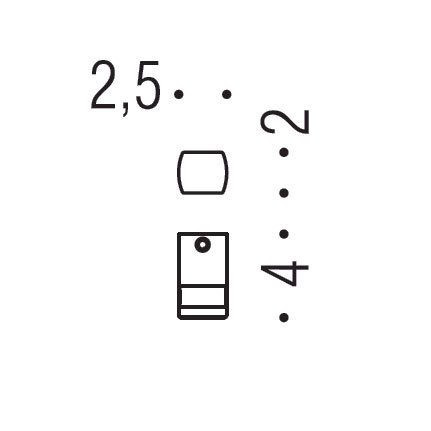 Крючок COLOMBO DESIGN LULU LC57.HPS одинарный цвет золото