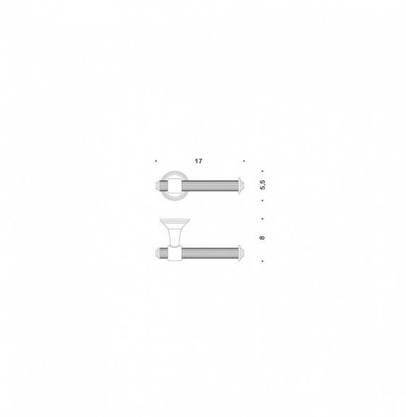 Держатель туалетной бумаги COLOMBO DESIGN HERMITAGE B3308 без крышки цвет хром B3308.CR