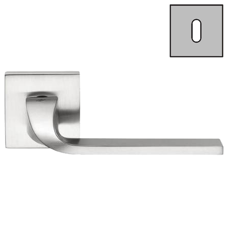 Дверная ручка Colombo ISY BL11R хром матовый BL11R.CM