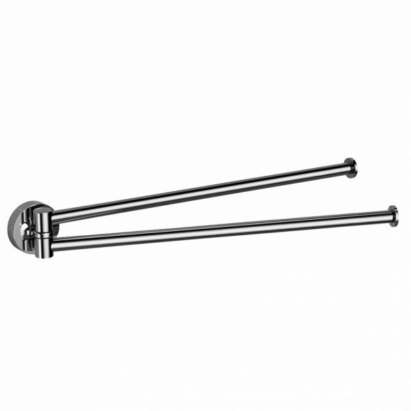 Полотенцедержатель COLOMBO DESIGN PLUS W4913 двойной цвет хром W4913.CR